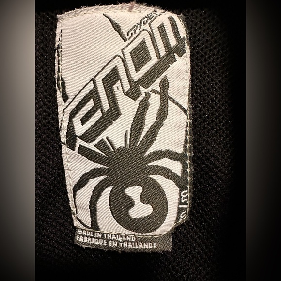 Spyder olive purple Widow hooded windbreaker jacket - Picture 6 of 8